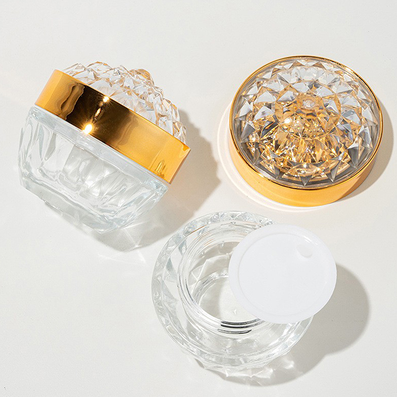 1pcs Luxury Diamond 50g Glass  - Luxury Skincare Containers 评论和价格