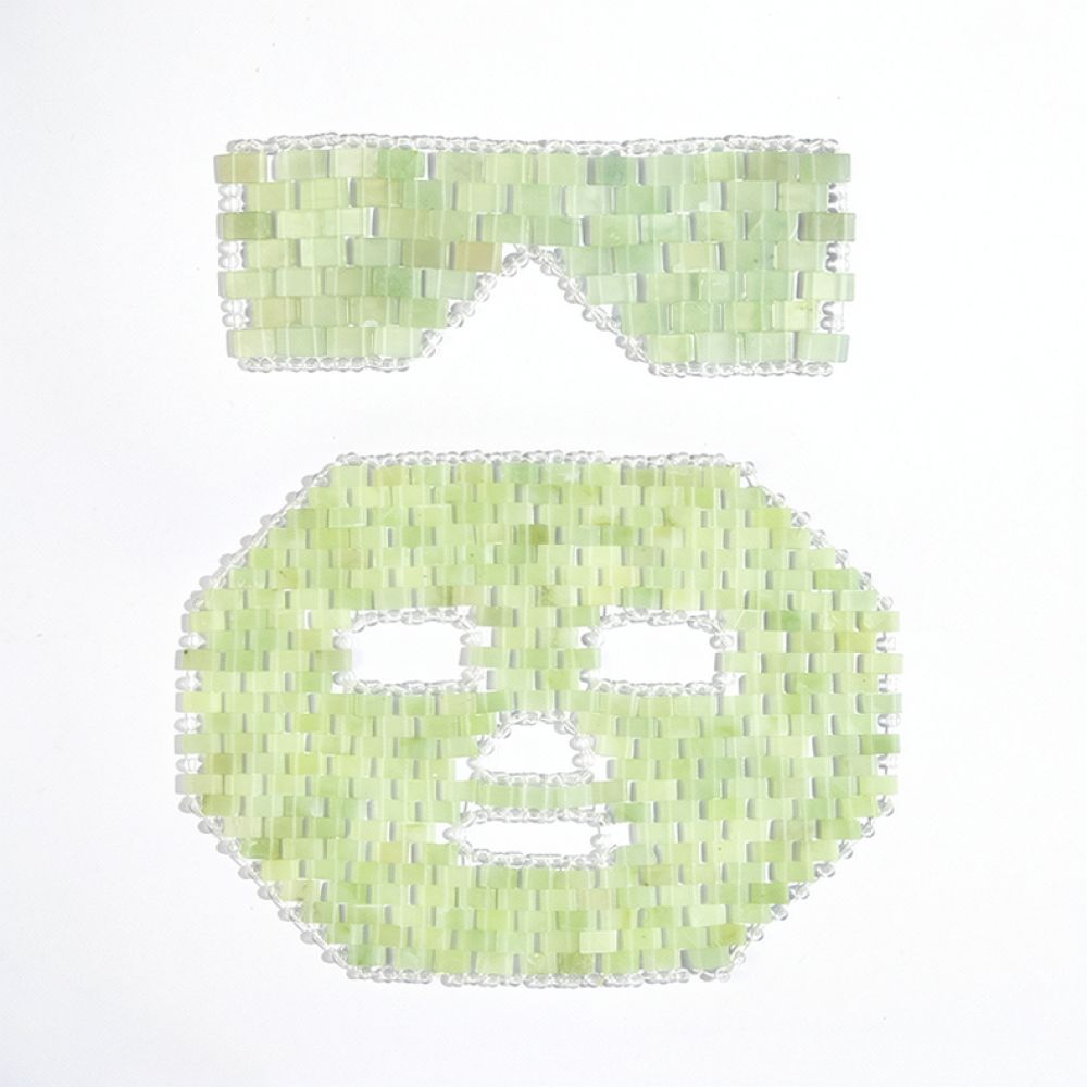 Natural Xiu Jade Eye Mask Hand - Luxury Skincare Mask 评论和价格