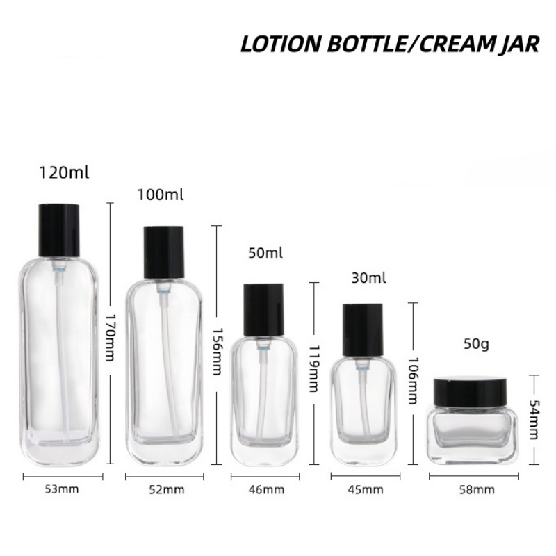 【Logo Custom】1Pcs Luxury Clear - Luxury Skincare Containers 评论和价格
