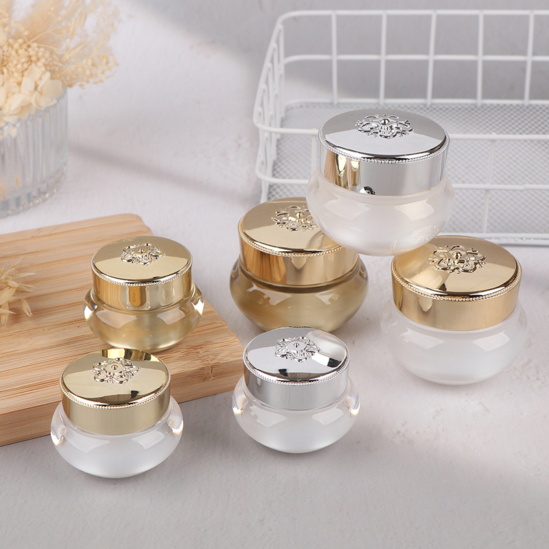 Acrylic Empty Travel Cream Jar - Luxury Skincare Products 评论和价格
