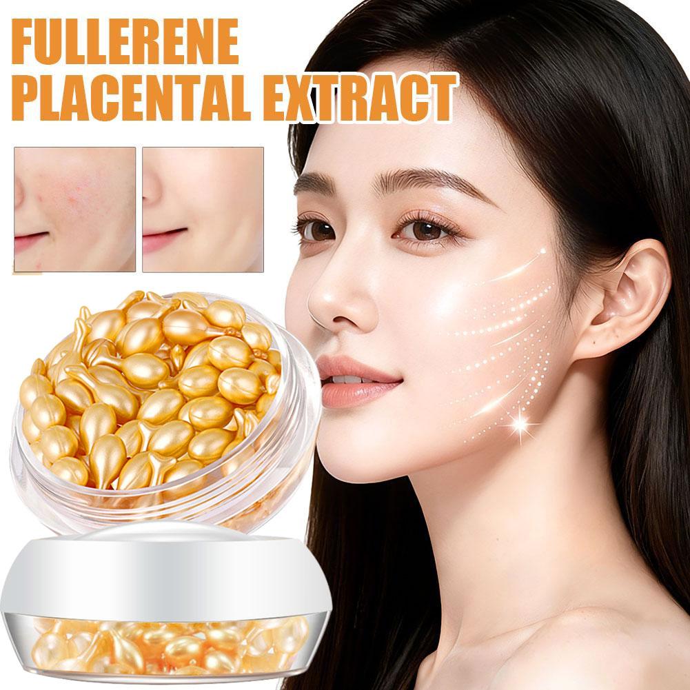 Vitamin E Face Serum Capsules  - Placenta Extract Serum 评论和价格