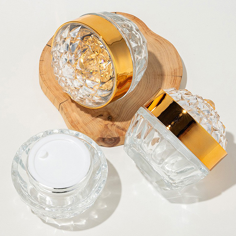 1pcs Luxury Diamond 50g Glass  - Luxury Skincare Containers 评论和价格